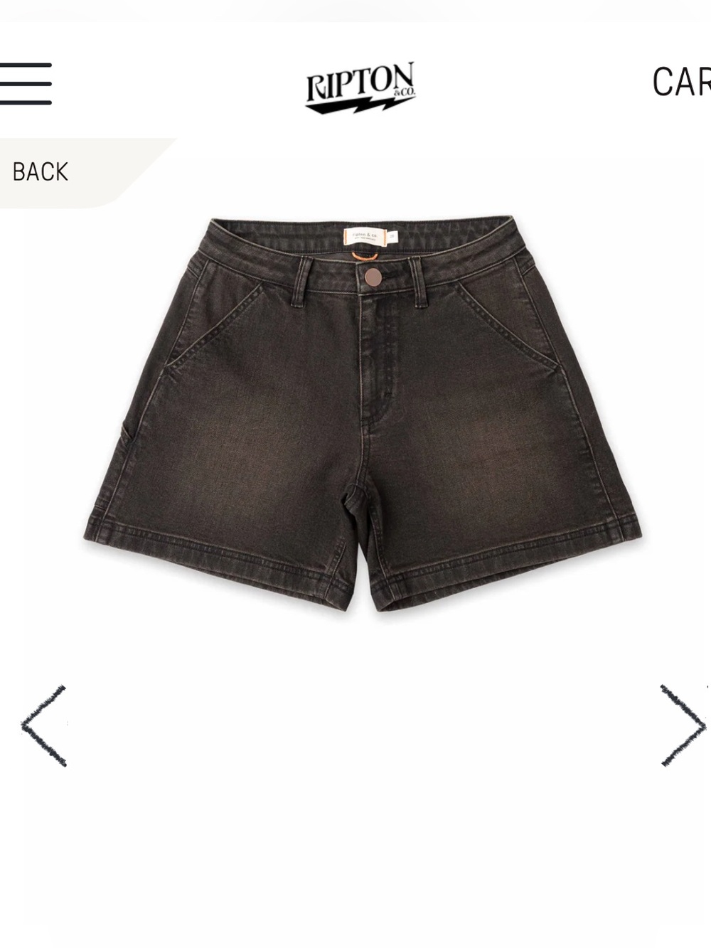 Ripton Bad Leroy Jorts- women’s shorts 30